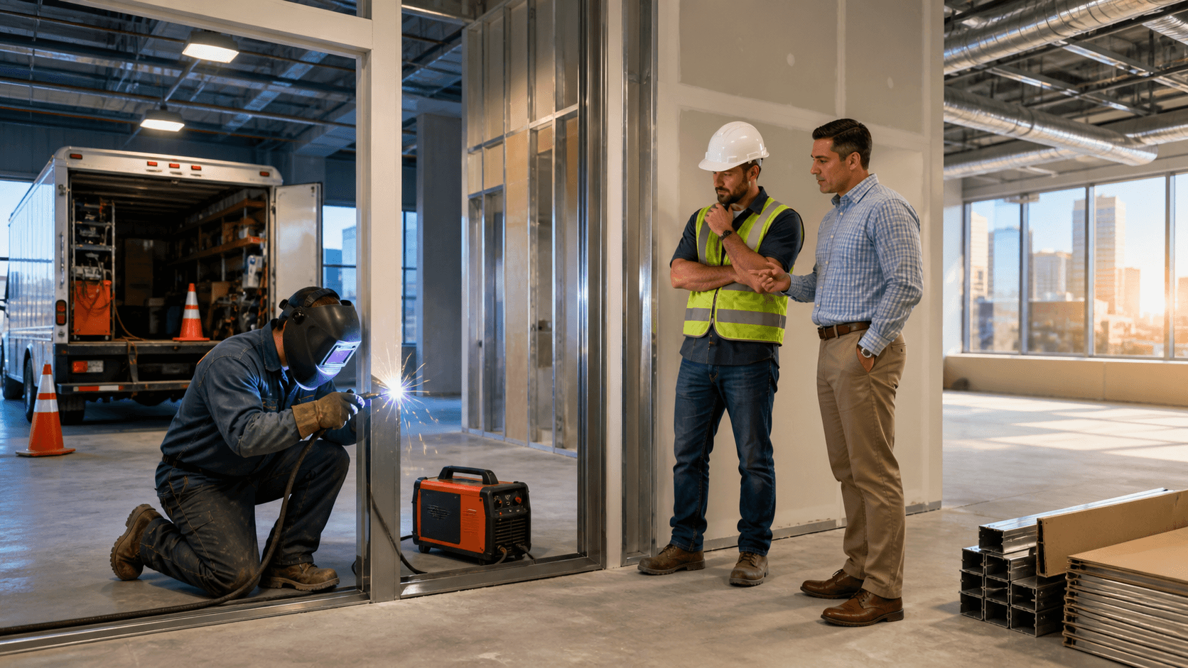 Onsite Mobile Welding for Houston Tenant Build-Outs and Retrofits