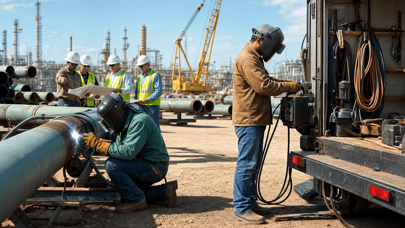 Pipeline Welder vs. Rig Welder Roles on Texas Industrial Sites