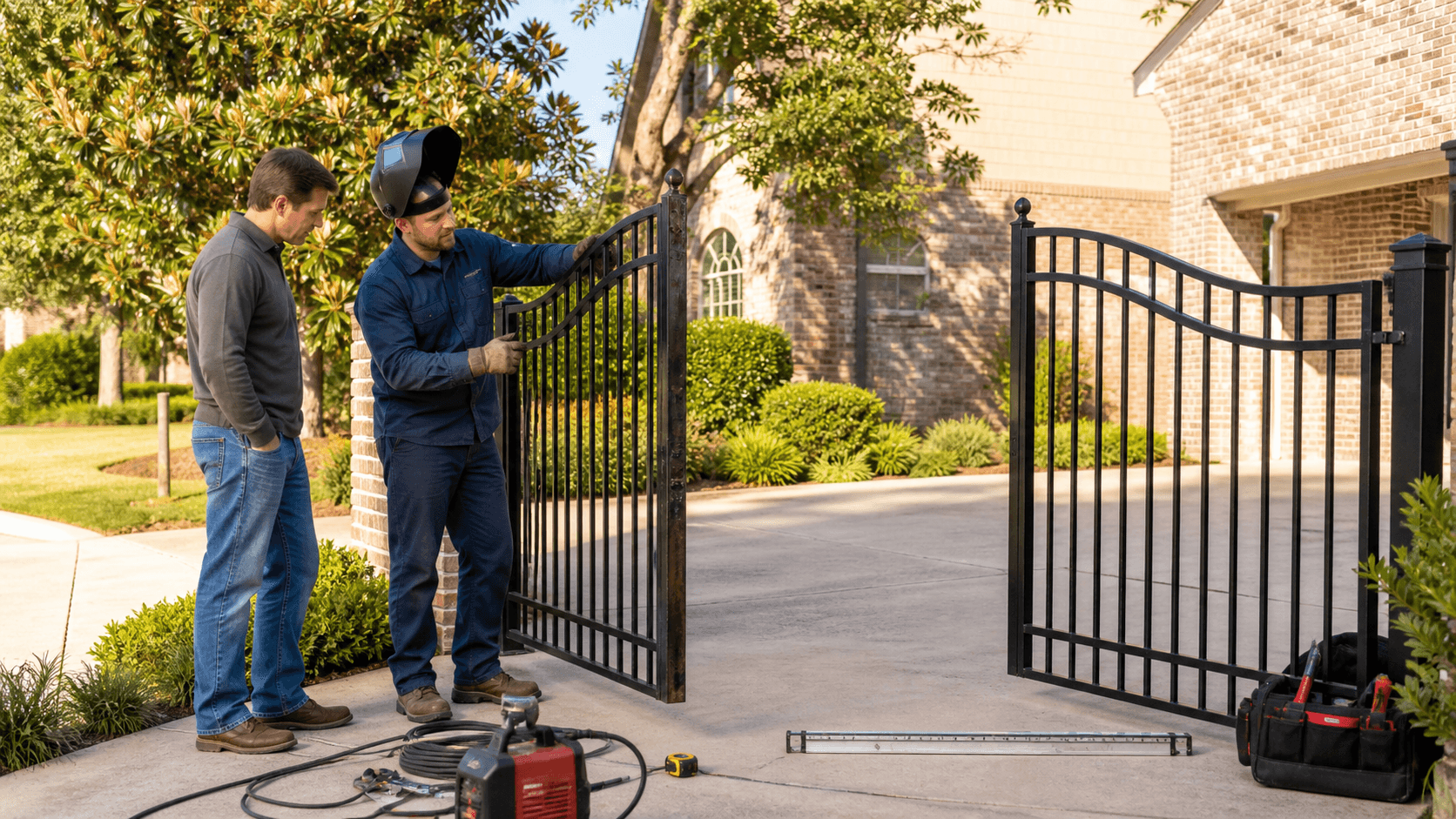 Questioning Metal Fence Gate Repair vs. Full Replacement in Houston