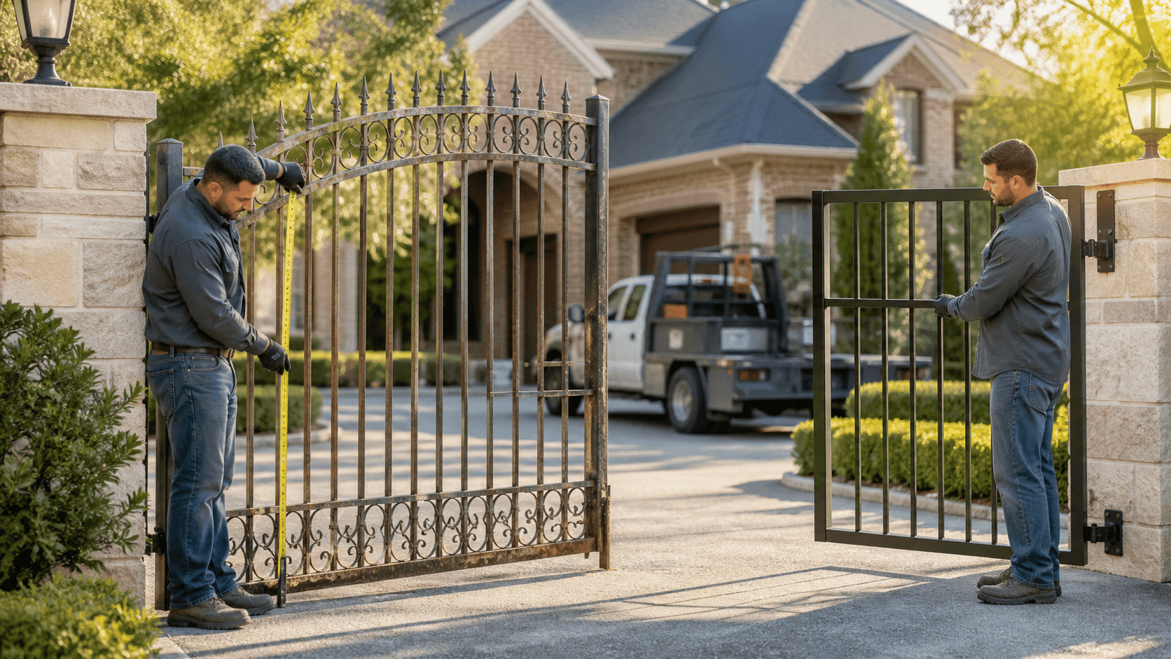 Replace or Reinforce Your Metal Driveway Gate in Houston?