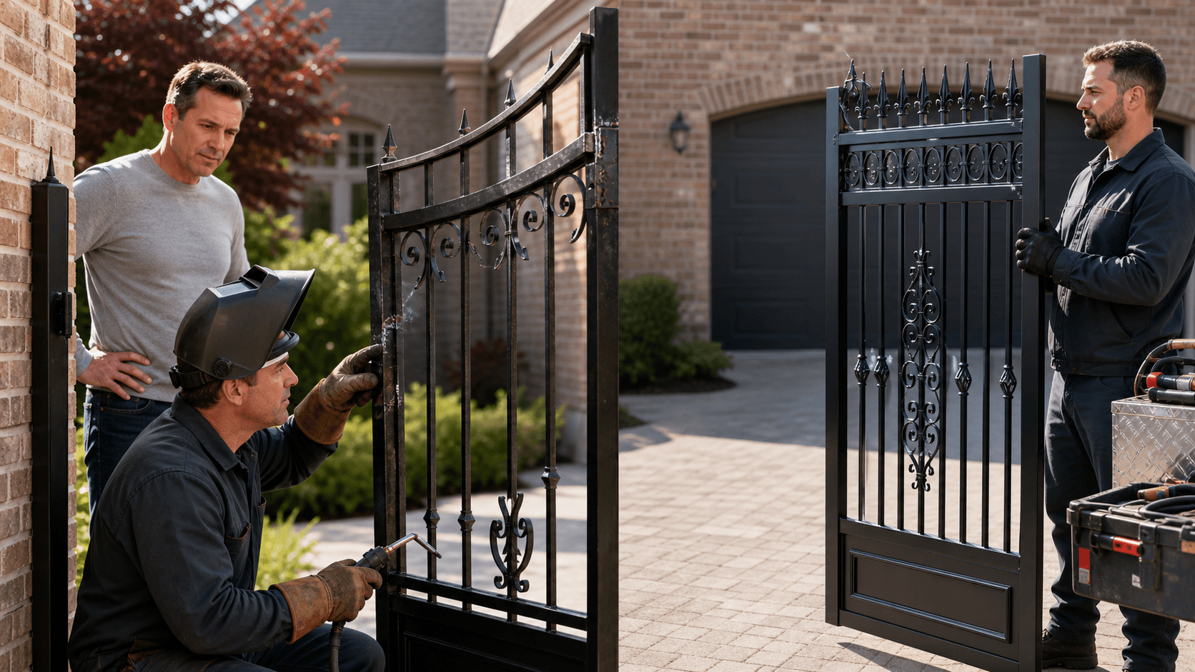 Should You Call Welding Repair Services or Replace the Metal Gate