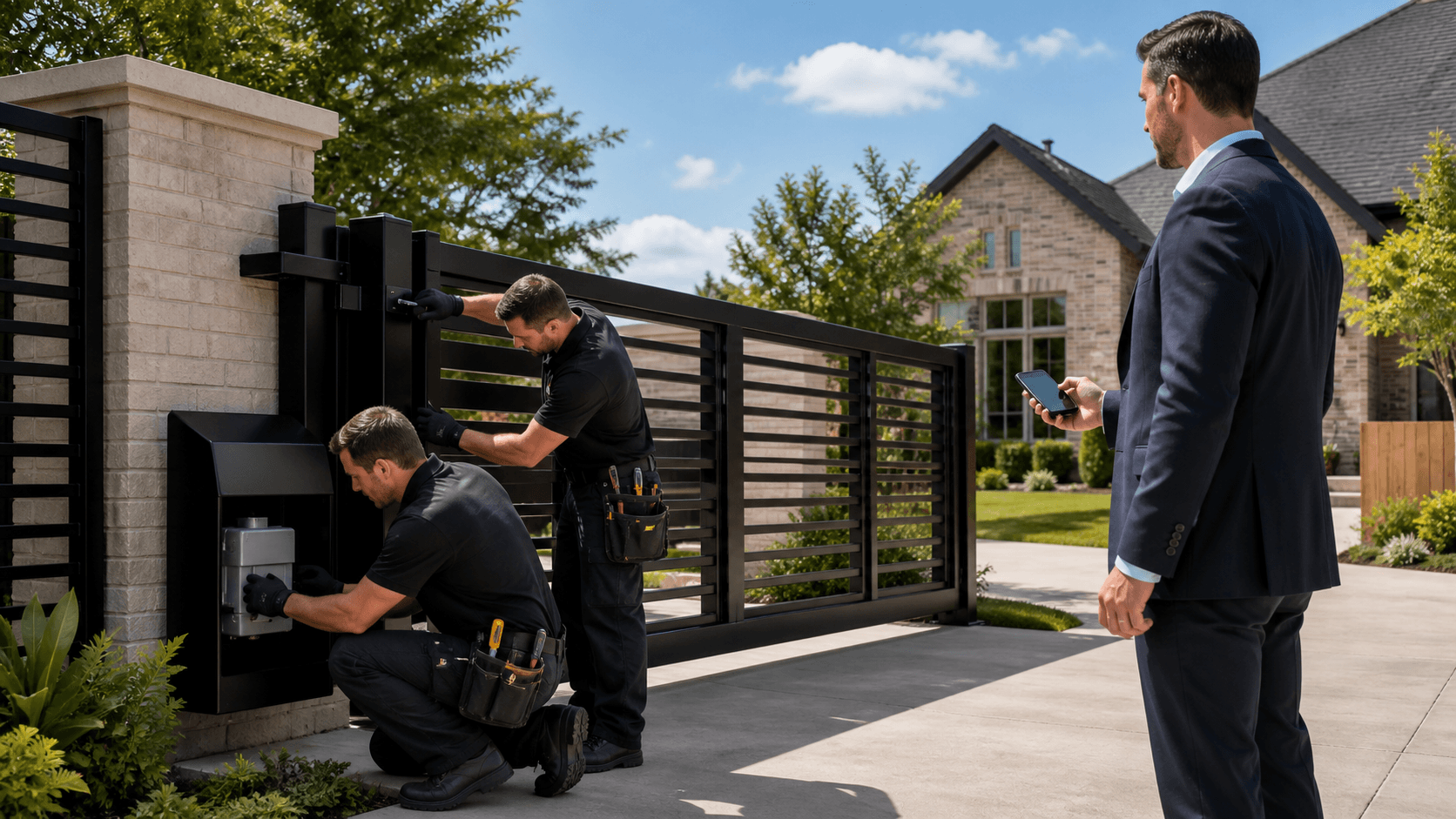 Smart Upgrades for Metal Driveway Gates Houston Owners Overlook